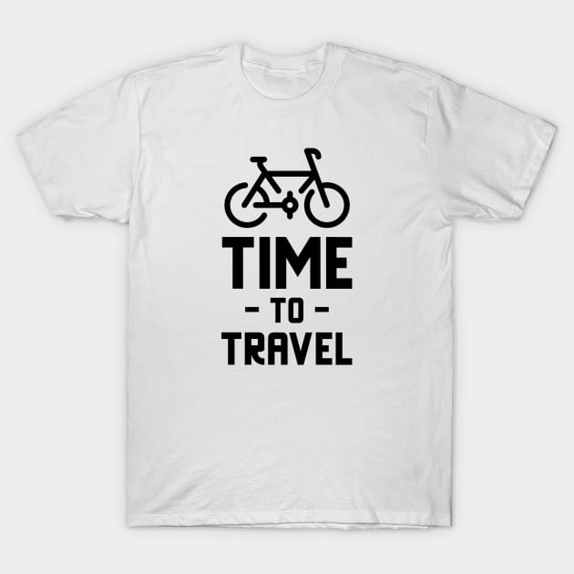 Time To Travel - Cycling T-Shirt by Jitesh Kundra